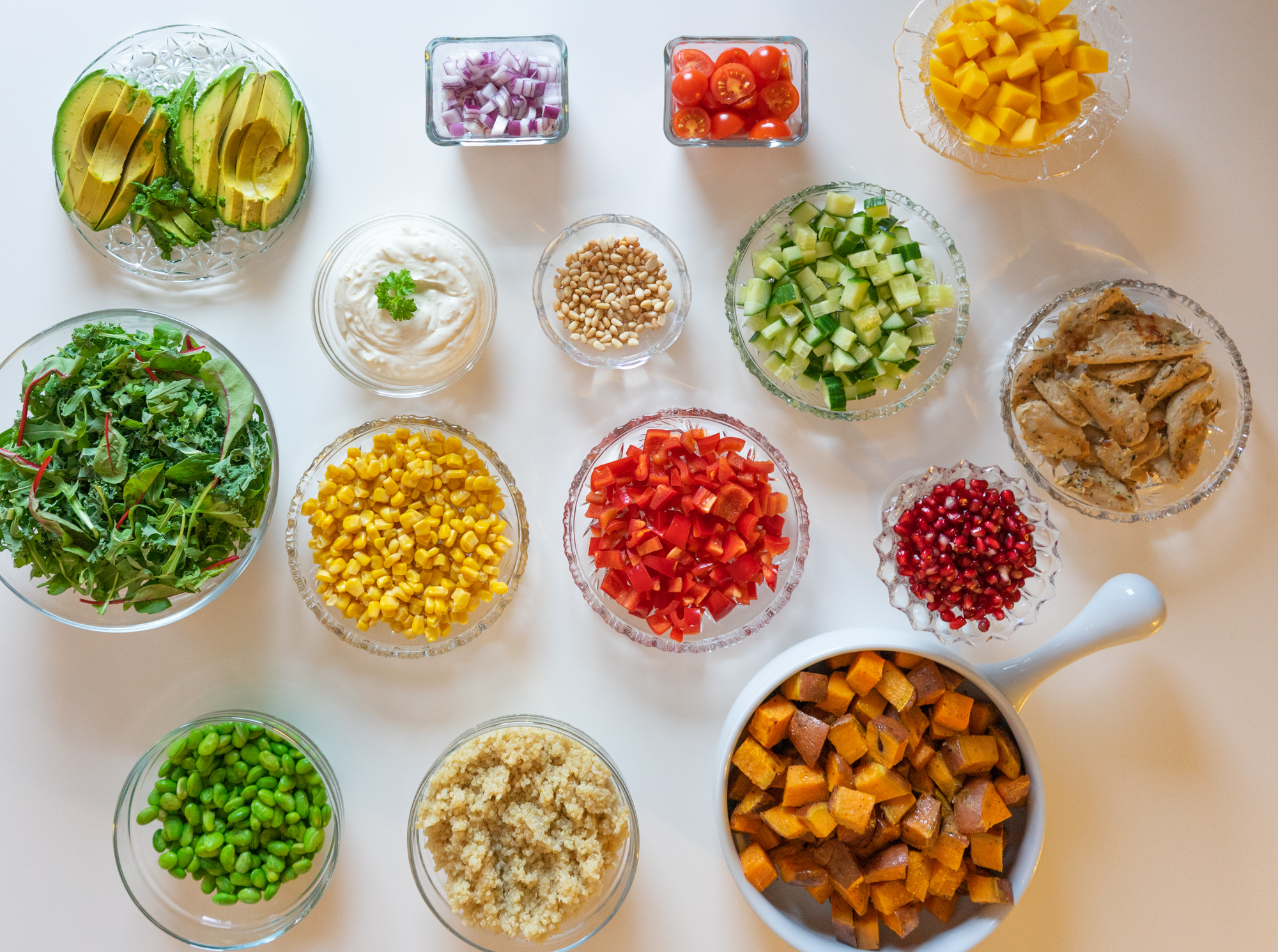 Ingredients for Buddha bowl